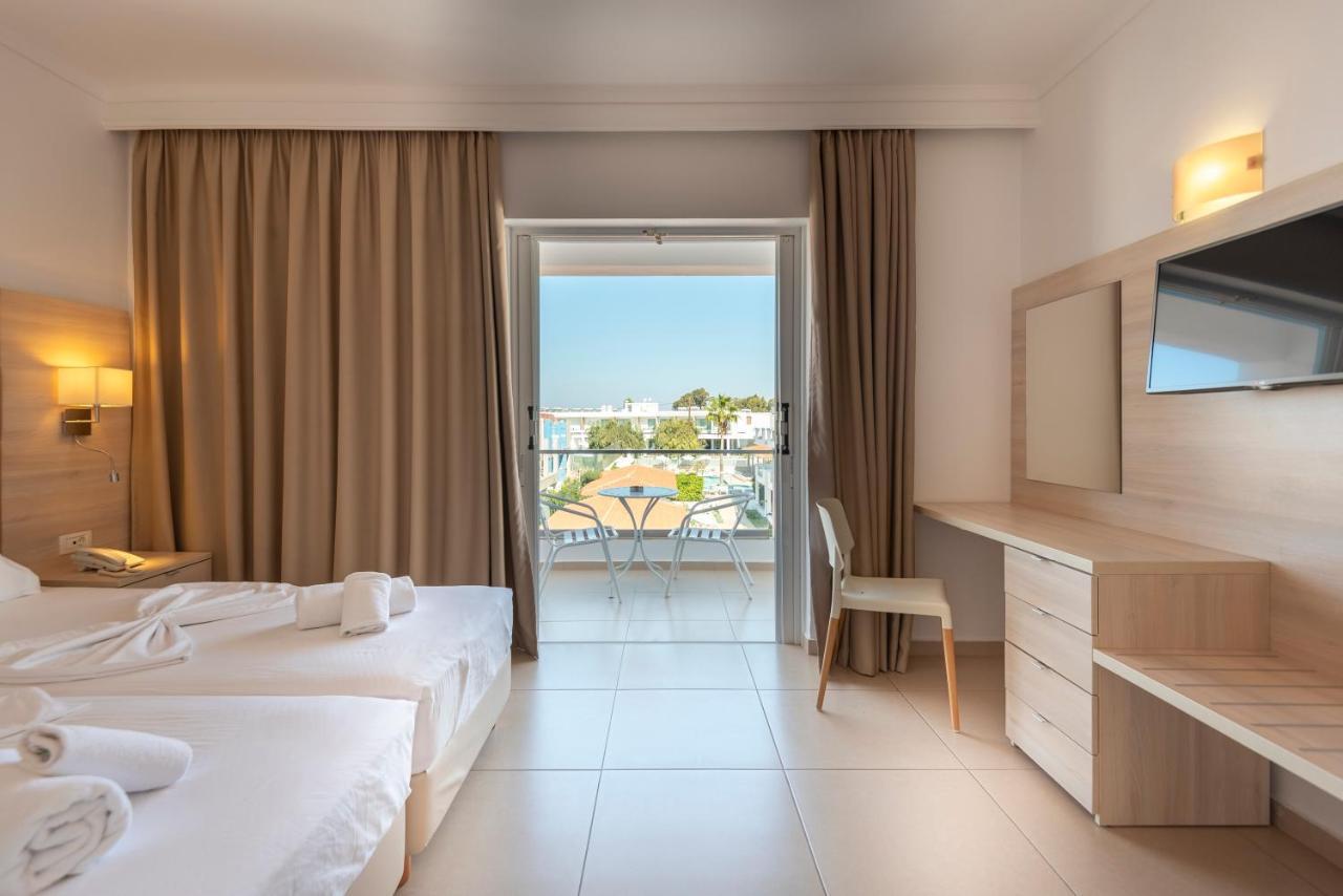 Aegean Blu Hotel & Apartments Kos Bagian luar foto