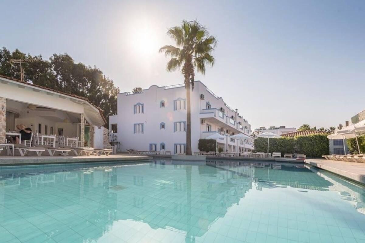 Aegean Blu Hotel & Apartments Kos Bagian luar foto