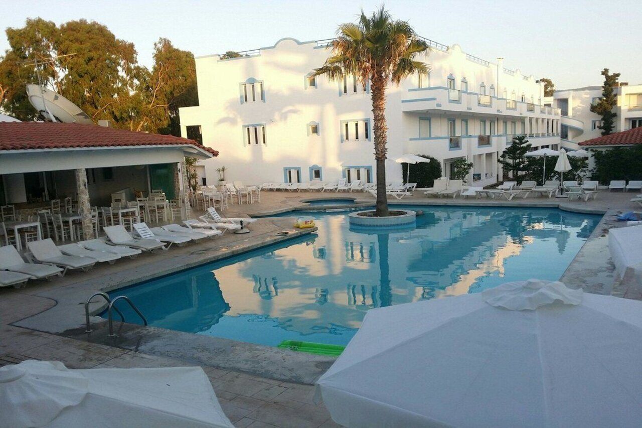 Aegean Blu Hotel & Apartments Kos Bagian luar foto