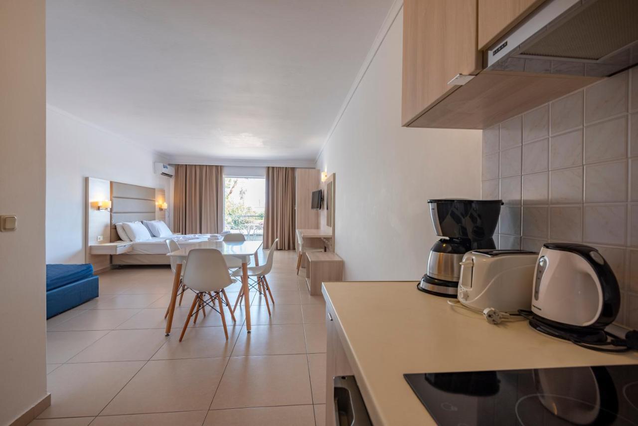 Aegean Blu Hotel & Apartments Kos Bagian luar foto